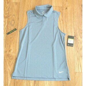 New W/ Tag Nike Standard Fit Sleeveless Golf Shirt Sz S (CI9809-492)